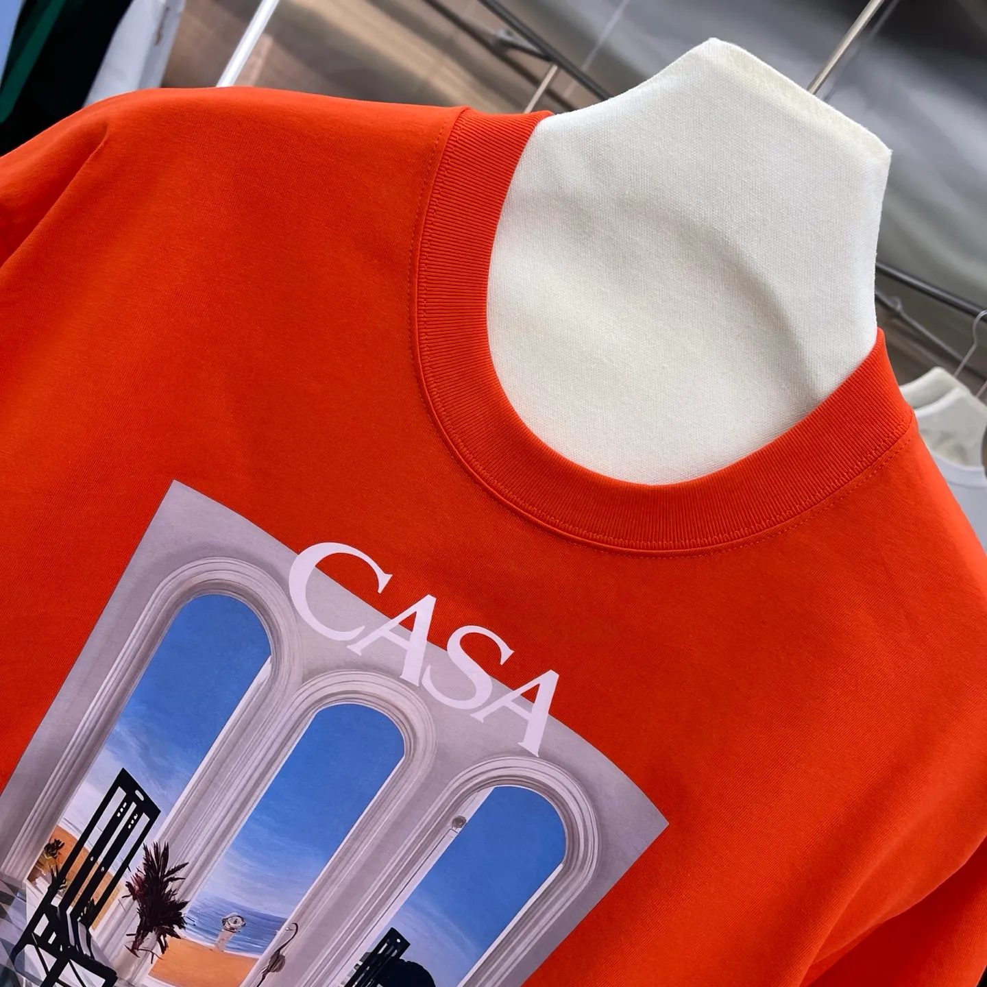 New Arrival Casablanca Classic Series T ～ ， ， 。 ， Classic ， In Stock ！ ：White Black Blue Royal Blue Orange（5 ） Size：S M L XL XXL